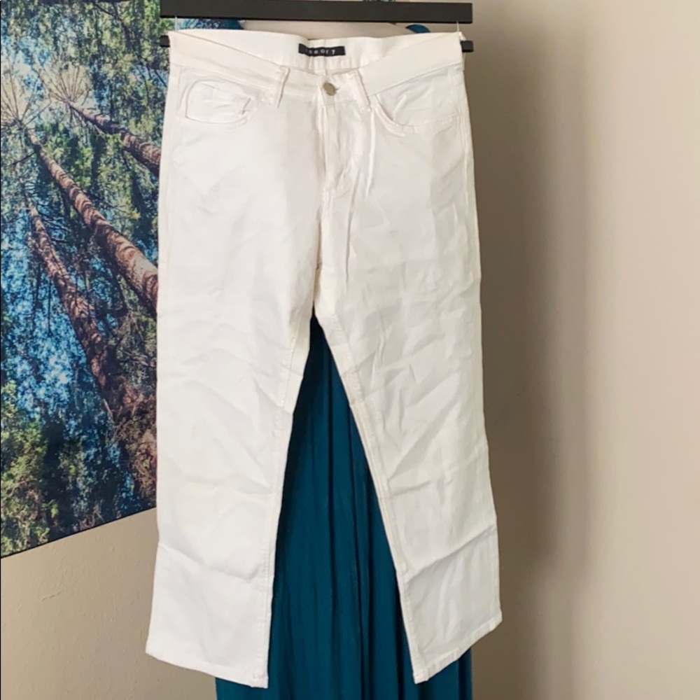 Theory - Super soft white capris